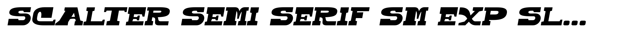 Scalter Semi Serif Sm Exp Slanted image
